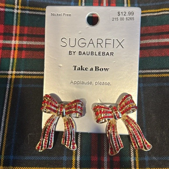 SUGARFIX by BaubleBar "Take A Bow"
Statement Earrings - Picture 3 of 4